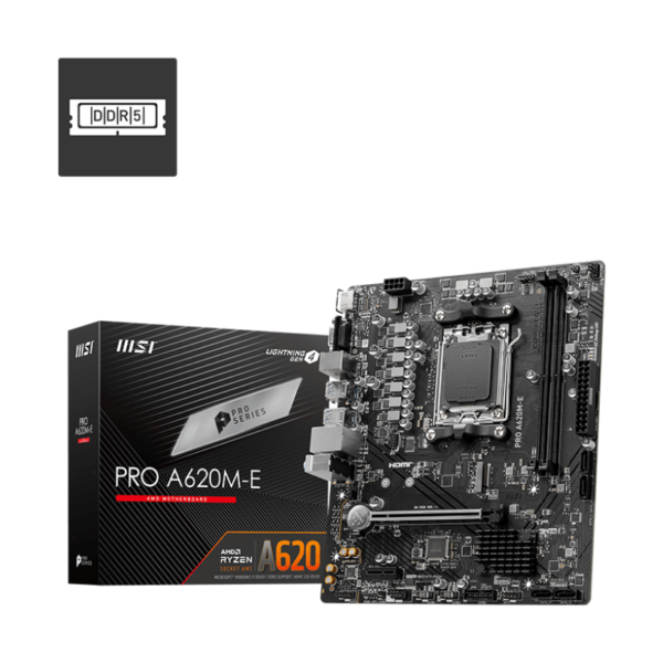 MSI PRO A620M-E AMD RYZEN